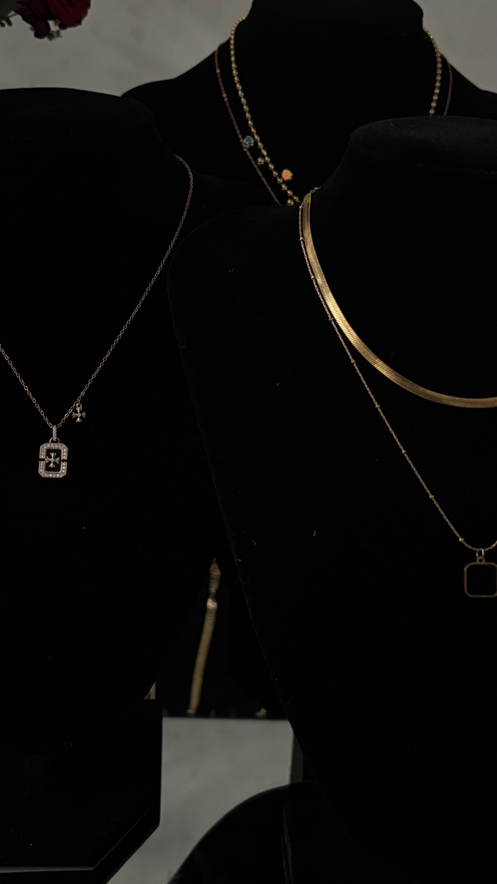 Palm square Necklace