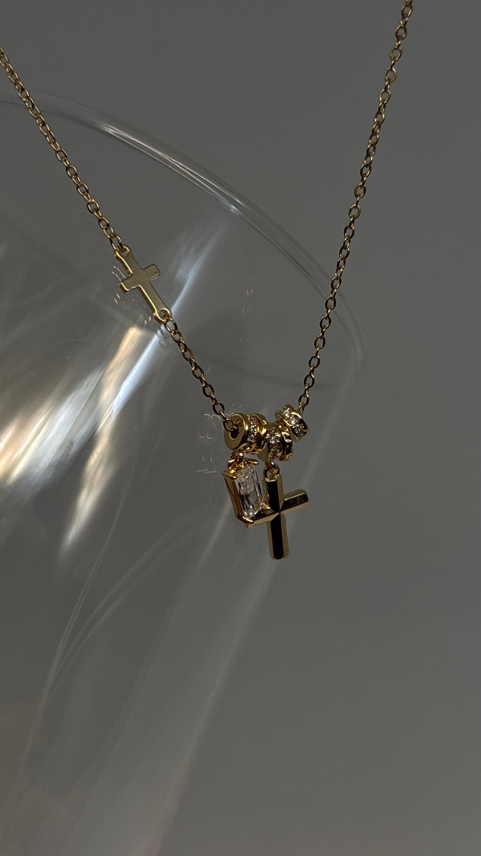 Cross Charm Necklace